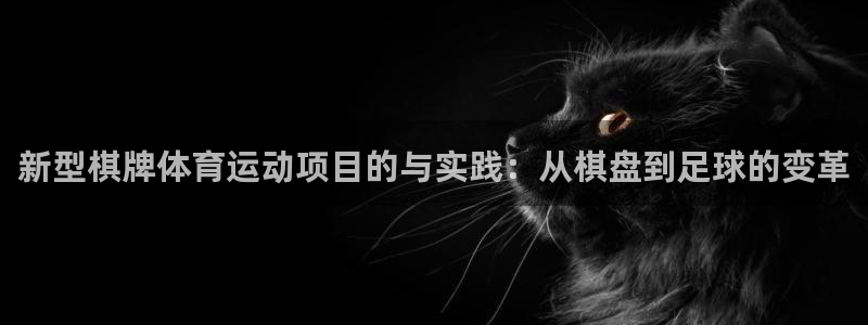 bbin视讯游戏平台：新型棋牌体育运动项目的与实践：从棋盘到足球的变革